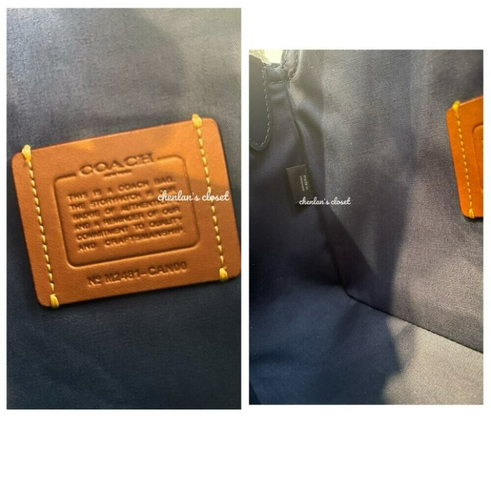 NWT Coach Denim Shoulder Bag - Picture 16 of 16